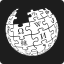Wikipedia logotype of Earth puzzle icon 64x64