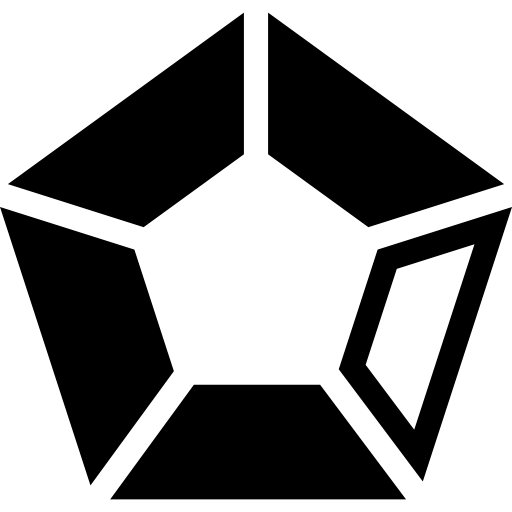 Pentagonal chart icon