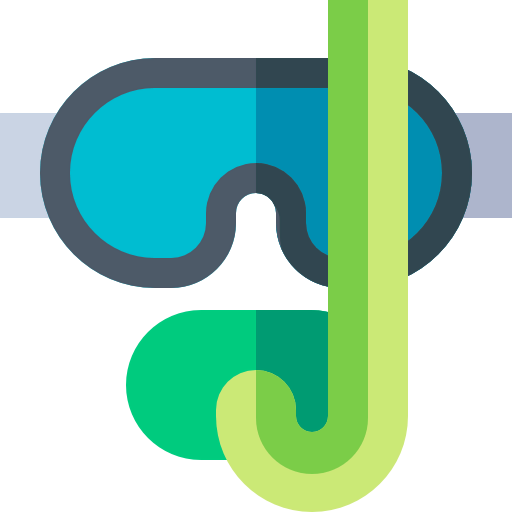 Diving mask icon