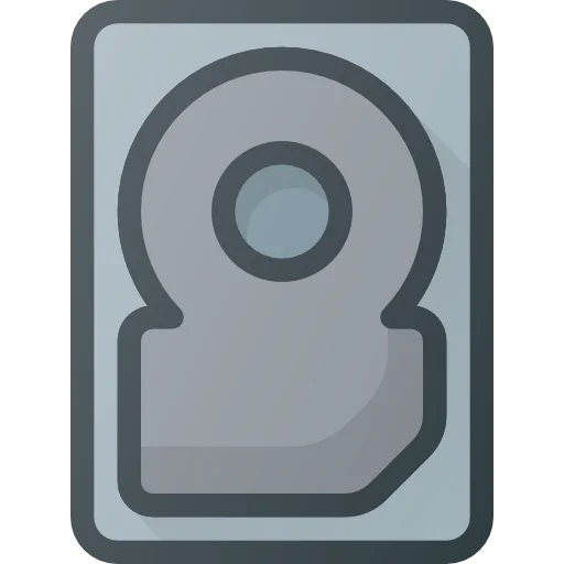 Hard disk icon