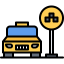 Taxi stop icon 64x64