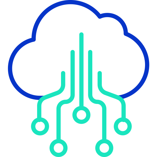 Computing cloud іконка