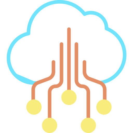 Computing cloud アイコン