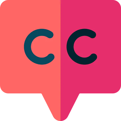 Closed caption icon