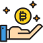 Bitcoin ícono 64x64