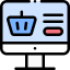 Online shopping icon 64x64