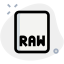 Raw format 图标 64x64