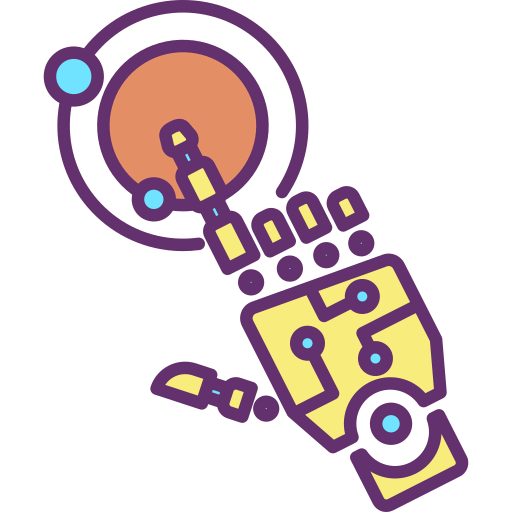 Bionic arm icon