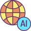 Artificial intelligence icon 64x64