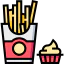 French fries icon 64x64