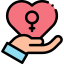 Female symbol icon 64x64