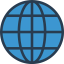 Earth globe icon 64x64