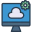 Cloud computing icon 64x64