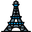 Eiffel tower icon 64x64