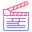 Clapperboard icon 64x64