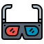 3d glasses icon 64x64