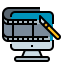 Film editing icon 64x64