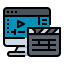 Film editing icon 64x64