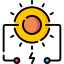 Sun energy icon 64x64