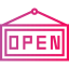 Open sign 图标 64x64