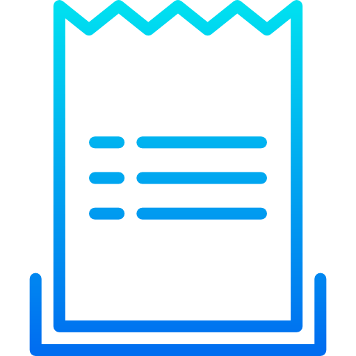 Receipt icon