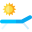 Sunbed icon 64x64