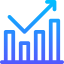 Bar chart icon 64x64