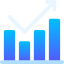 Bar chart icon 64x64