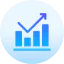 Bar chart icon 64x64