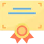 Certificate icon 64x64