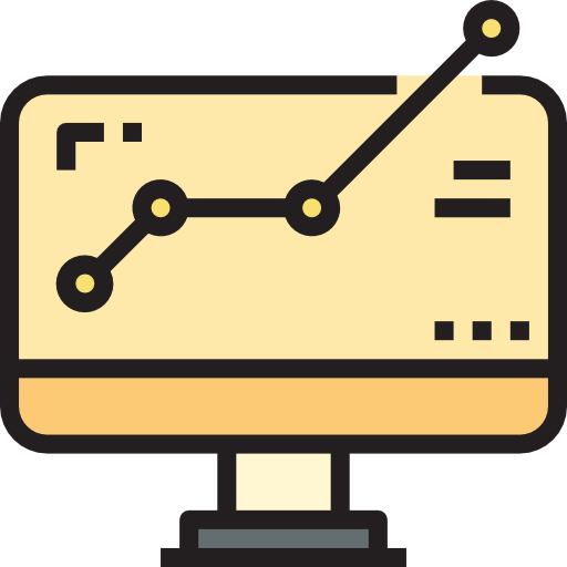 Line chart icon