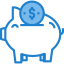 Piggy bank icon 64x64