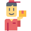 Delivery man icon 64x64