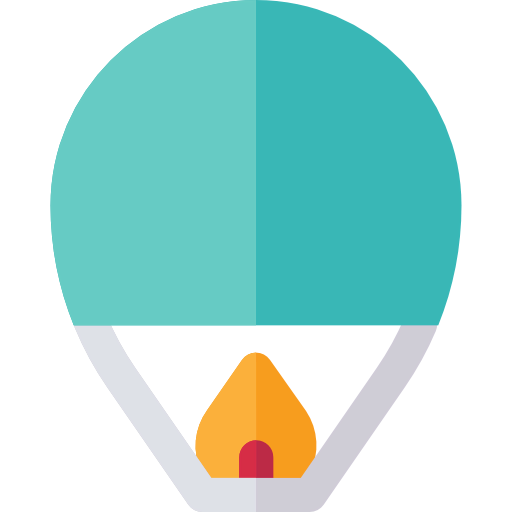 Sky lantern icon