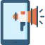 Mobile marketing icon 64x64