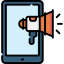 Mobile marketing icon 64x64