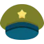 Military hat icon 64x64