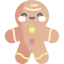 Gingerbread man icon 64x64