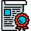 Certificate icon 64x64