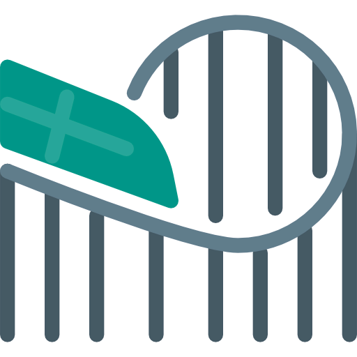Roller coaster icon