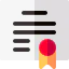 Certificate icon 64x64