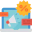 Shopping online icon 64x64