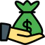 Money bag icon 64x64