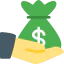 Money bag icon 64x64