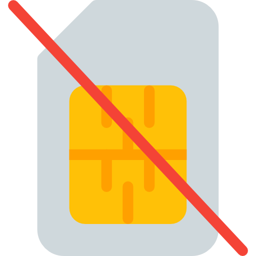 No sim icon