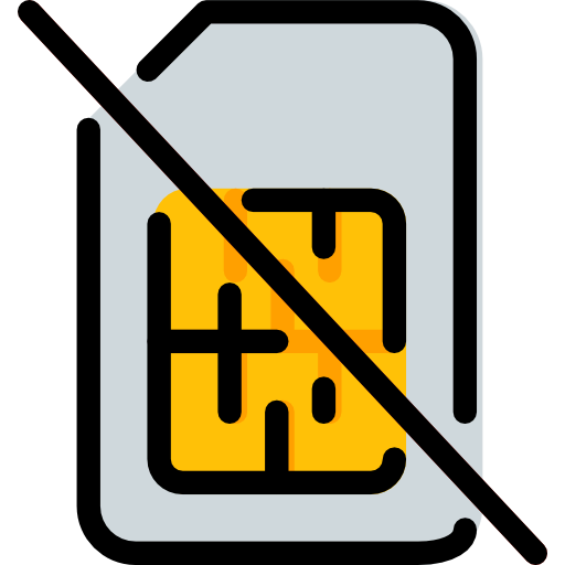 No sim icon