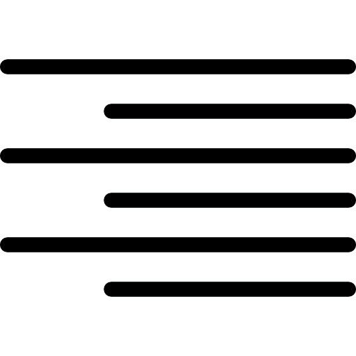 Align right icon