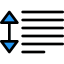Line spacing アイコン 64x64