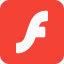 Adobe flash player Symbol 64x64