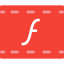 Adobe flash player Symbol 64x64